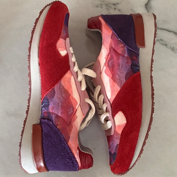 Inkkas Red and Pink Women's Sneakers - Picture 7 of 13